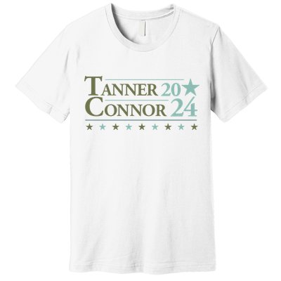 Tanner Connor 2024 Make America Smile Again Premium T-Shirt