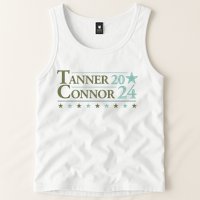 Tanner Connor 2024 Make America Smile Again Tank Top