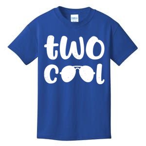 Two Cool 2nd Birthday Gift 2 Year Old Boy Second Bday Kids T-Shirt