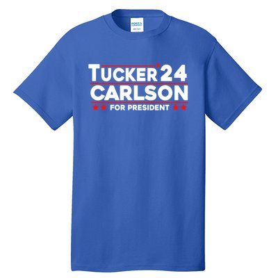 Tucker Carlson 2024 For President Tall T-Shirt