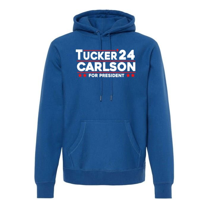 Tucker Carlson 2024 For President Premium Hoodie