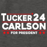 Tucker Carlson 2024 For President Vector Backpack