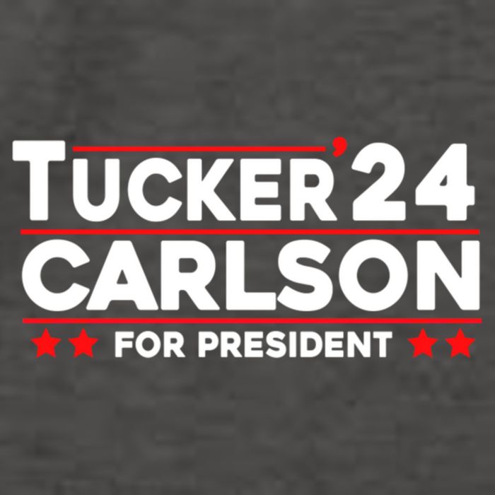 Tucker Carlson 2024 For President Vector Backpack