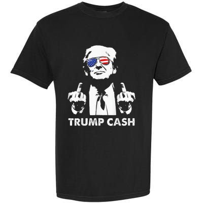 Trump Cash 2024 President Trump Supporter Reelection Garment-Dyed Heavyweight T-Shirt