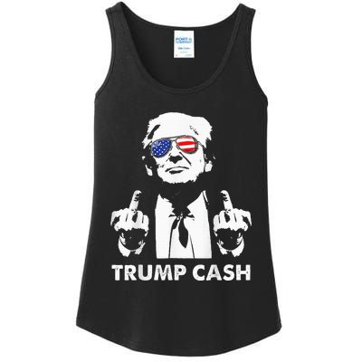 Trump Cash 2024 President Trump Supporter Reelection Ladies Essential Tank