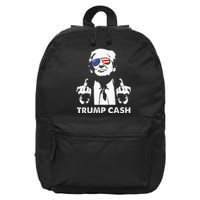 Trump Cash 2024 President Trump Supporter Reelection 16 in Basic Backpack