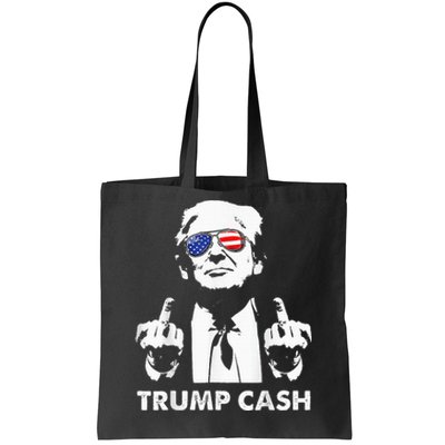 Trump Cash 2024 President Trump Supporter Reelection Tote Bag