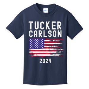 Tucker Carlson 2024 15 Kids T-Shirt