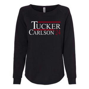 Tucker Carlson 2024 President Elections Political Womens California Wash Sweatshirt