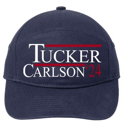 Tucker Carlson 2024 President Elections Political 7-Panel Snapback Hat