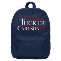 Tucker Carlson 2024 President Elections Political 16 in Basic Backpack