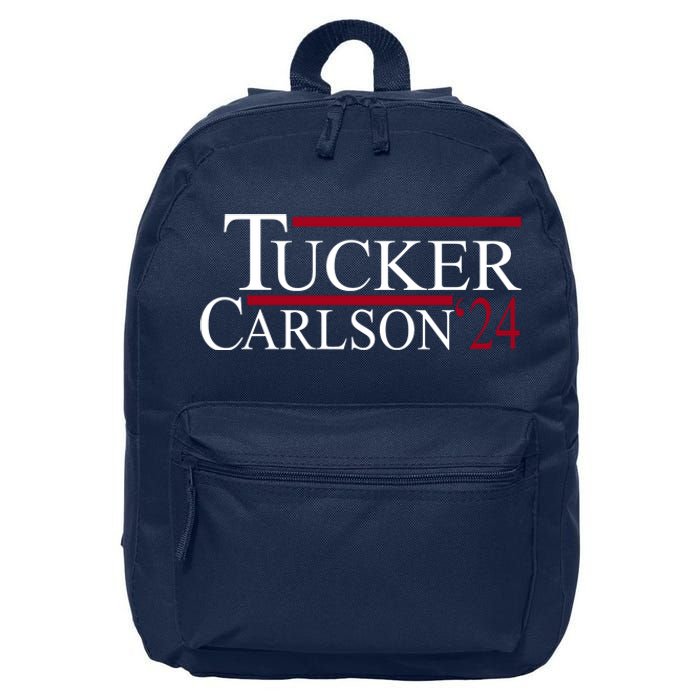 Tucker Carlson 2024 President Elections Political 16 in Basic Backpack