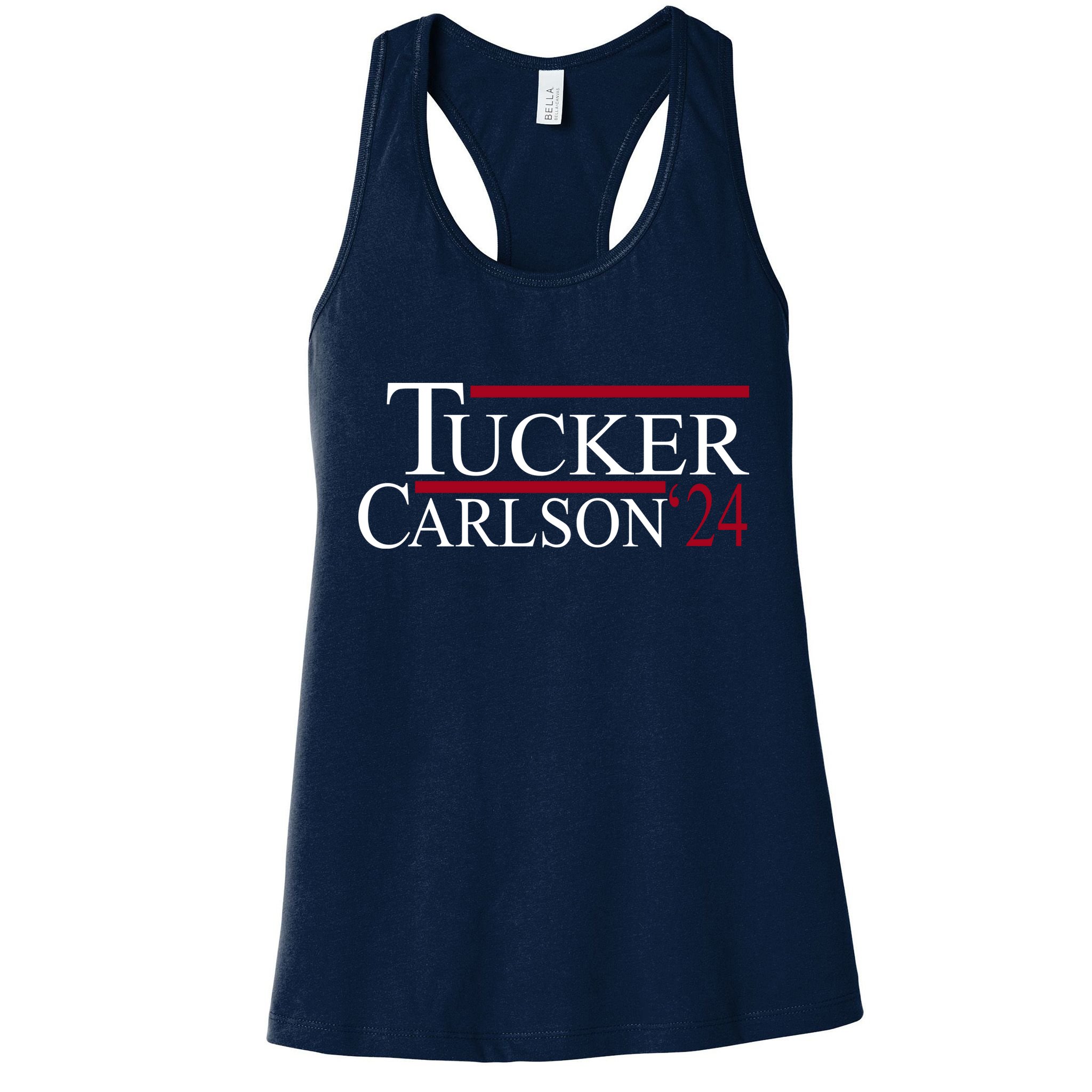 Tucker Carlson 2024 President Elections Political Womens Tank Top