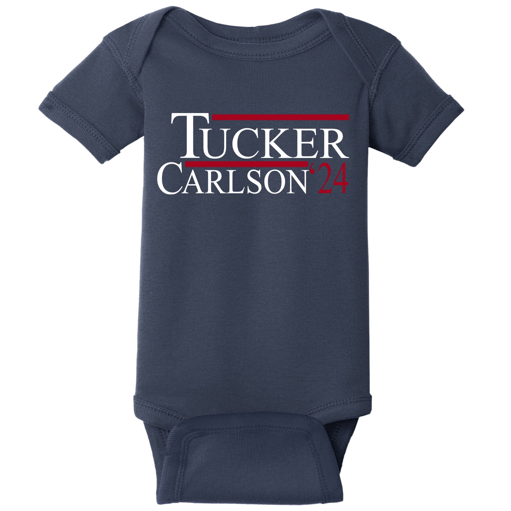 Tucker Carlson 2024 President Elections Political Baby Bodysuit