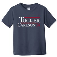 Tucker Carlson 2024 President Elections Political Toddler T-Shirt