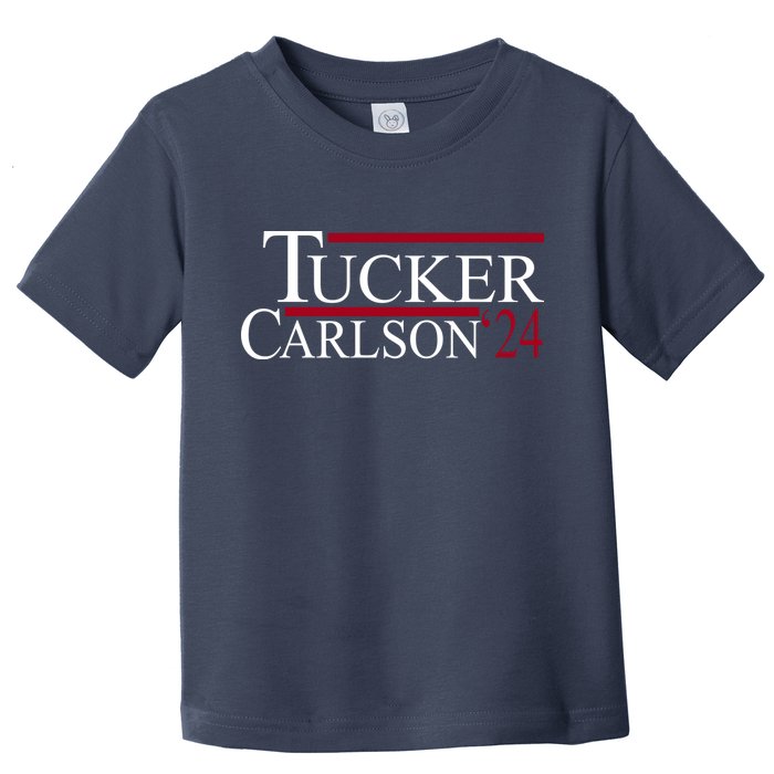 Tucker Carlson 2024 President Elections Political Toddler T-Shirt