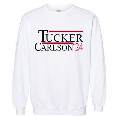 Tucker Carlson 2024 President Elections Political Garment-Dyed Sweatshirt
