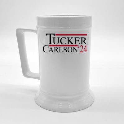 Tucker Carlson 2024 President Elections Political Beer Stein