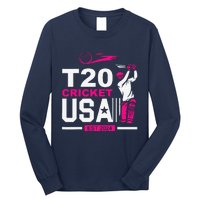 T20 Cricket 2024 Usa Cricket Fans Long Sleeve Shirt