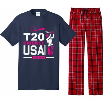 T20 Cricket 2024 Usa Cricket Fans Pajama Set