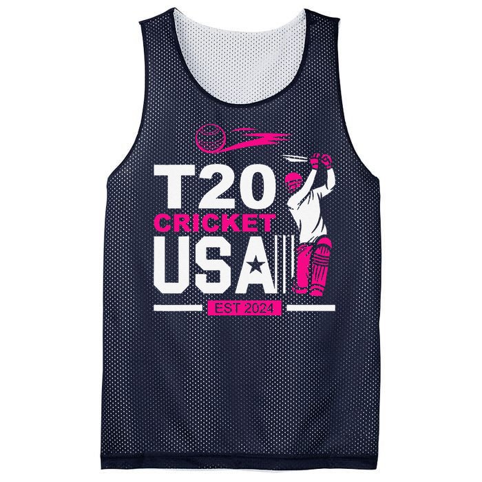 T20 Cricket 2024 Usa Cricket Fans Mesh Reversible Basketball Jersey Tank