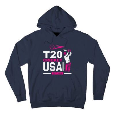 T20 Cricket 2024 Usa Cricket Fans Tall Hoodie