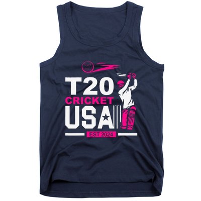 T20 Cricket 2024 Usa Cricket Fans Tank Top