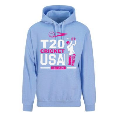 T20 Cricket 2024 Usa Cricket Fans Unisex Surf Hoodie