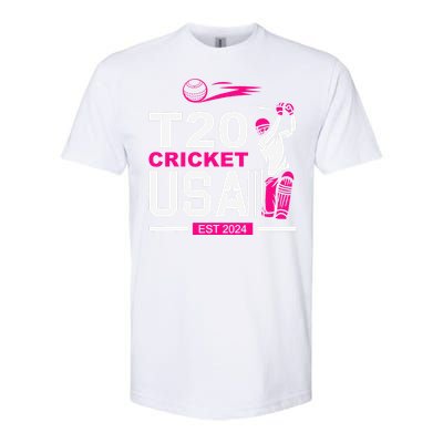 T20 Cricket 2024 Usa Cricket Fans Softstyle CVC T-Shirt