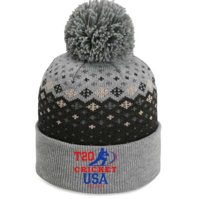 T20 Cricket 2024 Usa The Baniff Cuffed Pom Beanie