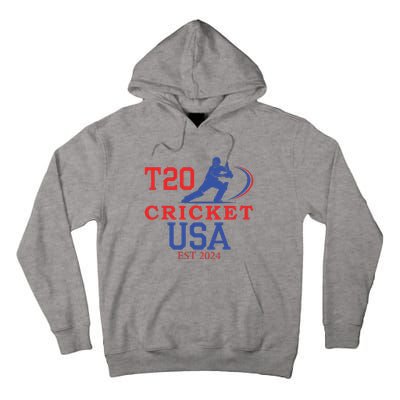 T20 Cricket 2024 Usa Tall Hoodie