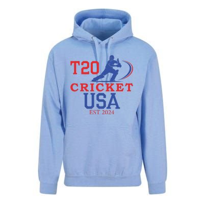 T20 Cricket 2024 Usa Unisex Surf Hoodie