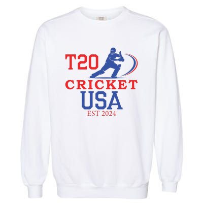 T20 Cricket 2024 Usa Garment-Dyed Sweatshirt