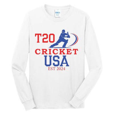 T20 Cricket 2024 Usa Tall Long Sleeve T-Shirt