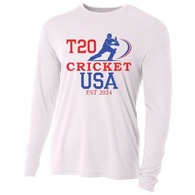 T20 Cricket 2024 Usa Cooling Performance Long Sleeve Crew