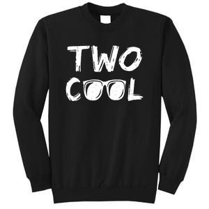 Two Cool 2 Year Old Birthday Tall Sweatshirt