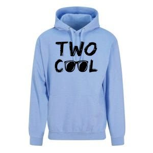 Two Cool 2 Year Old Birthday Unisex Surf Hoodie