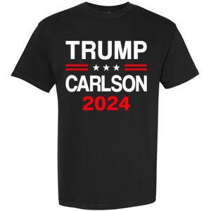 Trump Carlson 2024 President Election Pro America Garment-Dyed Heavyweight T-Shirt