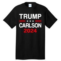 Trump Carlson 2024 President Election Pro America Tall T-Shirt