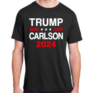 Trump Carlson 2024 President Election Pro America Adult ChromaSoft Performance T-Shirt