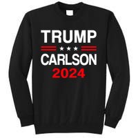 Trump Carlson 2024 President Election Pro America Tall Sweatshirt