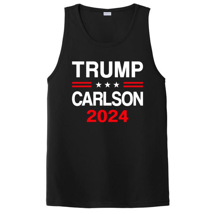 Trump Carlson 2024 President Election Pro America PosiCharge Competitor Tank