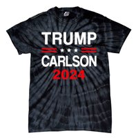 Trump Carlson 2024 President Election Pro America Tie-Dye T-Shirt