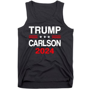 Trump Carlson 2024 President Election Pro America Tank Top