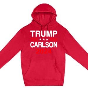 Trump Carlson 2024 President Election Pro America Premium Pullover Hoodie