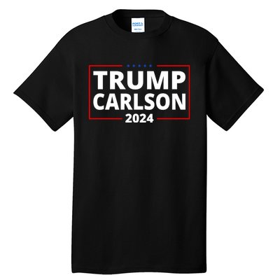 Trump Carlson 2024 President Election Pro America Tall T-Shirt