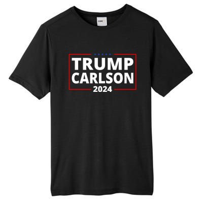 Trump Carlson 2024 President Election Pro America Tall Fusion ChromaSoft Performance T-Shirt