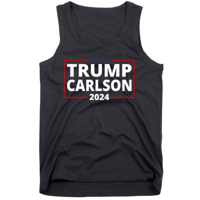 Trump Carlson 2024 President Election Pro America Tank Top