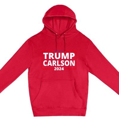 Trump Carlson 2024 President Election Pro America Premium Pullover Hoodie