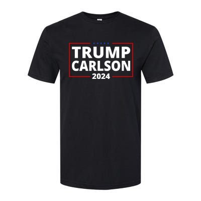 Trump Carlson 2024 President Election Pro America Softstyle CVC T-Shirt